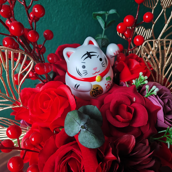 Lucky Cat Business Opening Flower