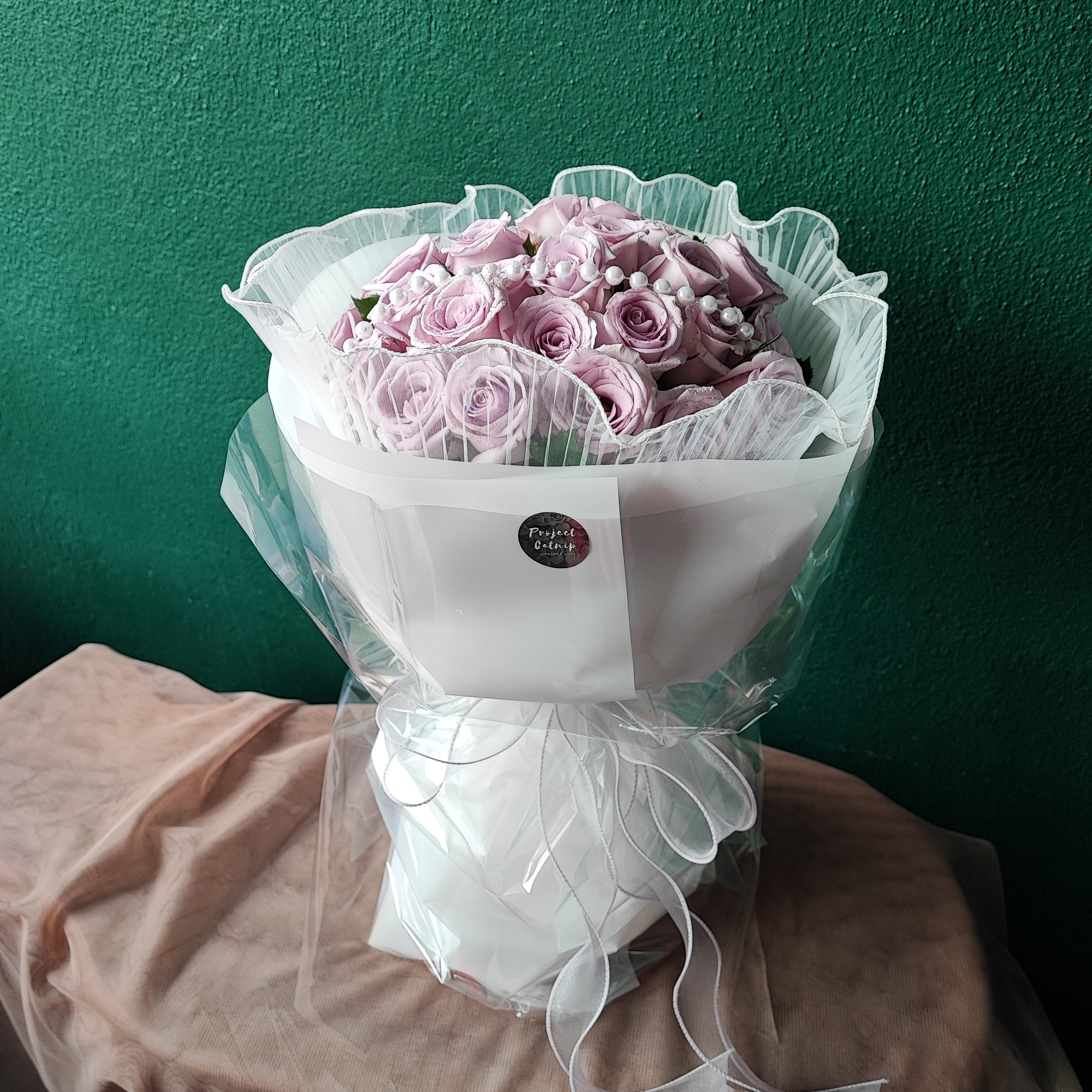Lilac Ribbon Roses Shop Lilac Roses Bouquet | Floral Designer | Delivery KL, PJ