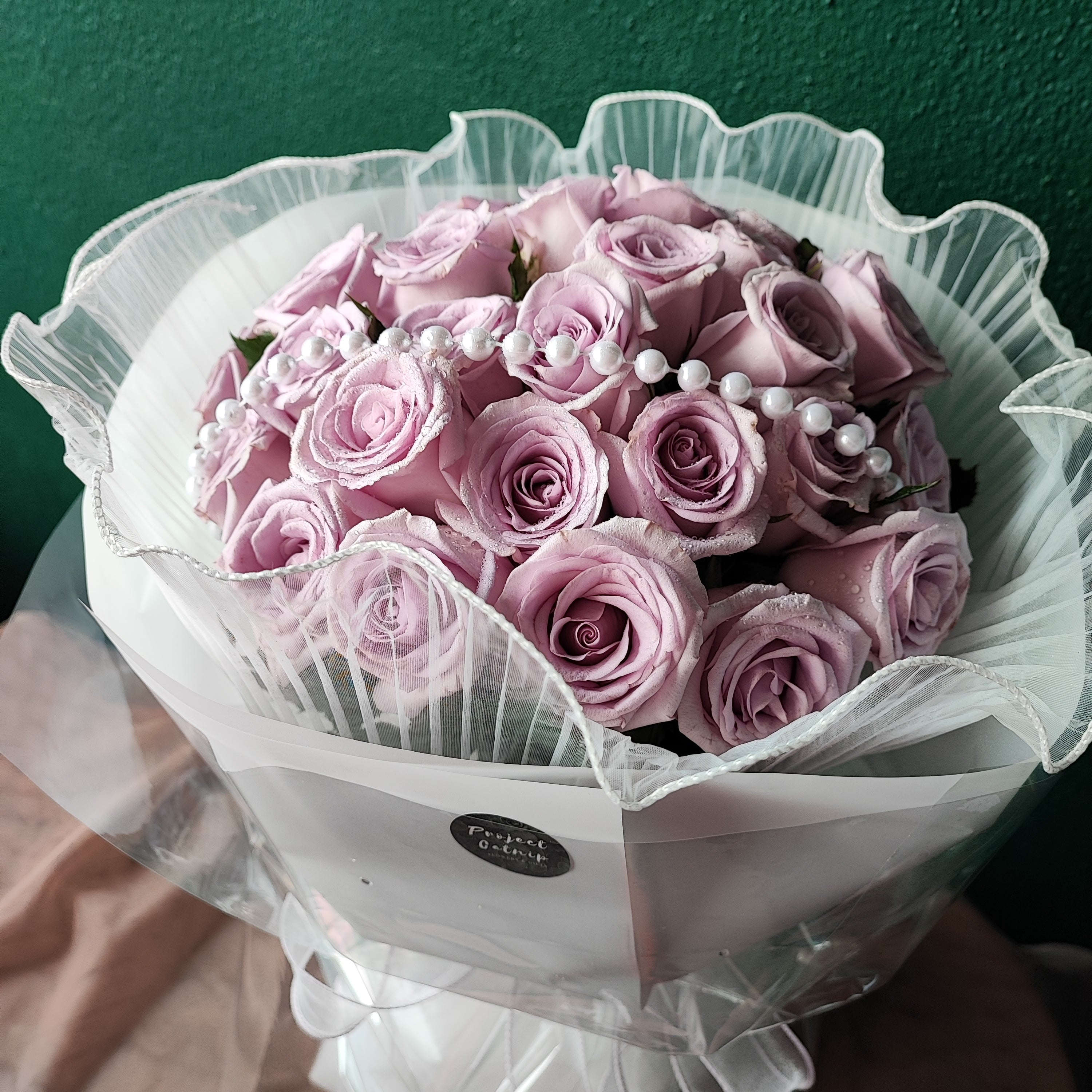 Lilac Ribbon Roses Shop Lilac Roses Bouquet | Floral Designer | Delivery KL, PJ