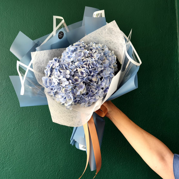 Lovely Blue Hydrangea Bouquet
