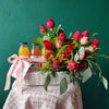 Sam's Juice & Roses Fruit Basket