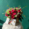 Red Roses Basket w/wo M&S Chocolates